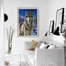 5D DIY Full Drill Diamond Painting Wolf Cross Stitch Embroidery Wall Art Newly