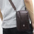 Multifunction Waterproof Male PU Leather Messenger Bags Pure Color Handbags
