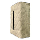 Universal Car Tissue Box Case Leather Auto Toilet Paper Holder Case (Beige)