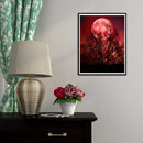 5D DIY Full Drill Diamond Painting Moon Scenery Pattern Cross Stitch Ornament