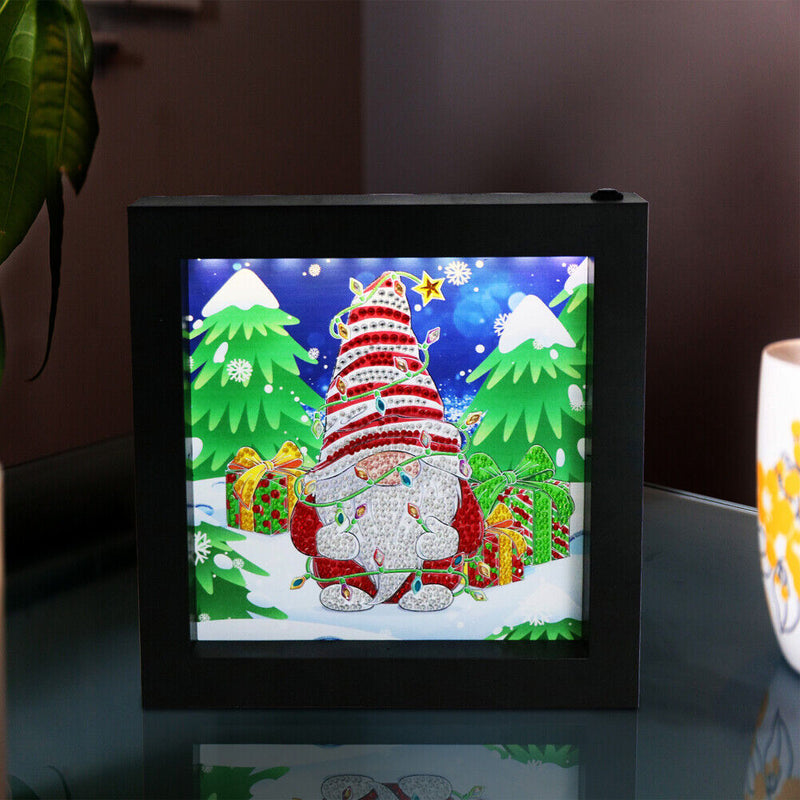 LED Light DIY Diamond Painting Partial Crystal Special Shaped Drill Mosaic Ar