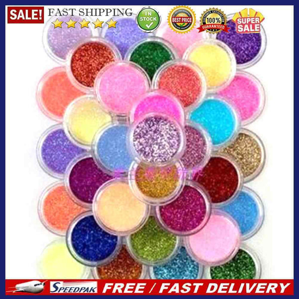 Manicure flash Powder 45-color Super flash powder Set