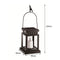 Retro Lantern Candle Twinkle Lamp LED Solar Light Garden Hanging Decoration