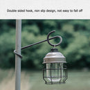 #A Portable Lamp Holder Hook Camping Picnic Equipment S Shaped Storage Hook Doub