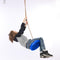Safe Indoor Outdoor Plastic Disc Monkey Kids Swing Fitness Swingset (Blue) Newly