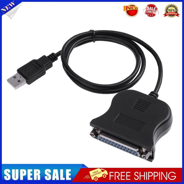 USB 2.0 Male to 25 Pin DB25 Female Parallel Port Printer Adaptor Cable Wire