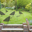 Acrylic Hollow Chicken Ornaments Backyard Lawn Stakes Yard Art Decor (B) Newly