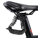 Security Bicycle Password Lock 4 Digit Anti-Theft Bike Helmet Locks Black