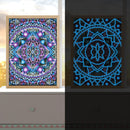 5D DIY Mandala Luminous Diamond Painting Full Round Drill Mosaic Picture Deco