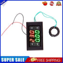 AC 60-500V 100A Digital Voltmeter Ammeter LED Amp Volt Meter +CT (Black)