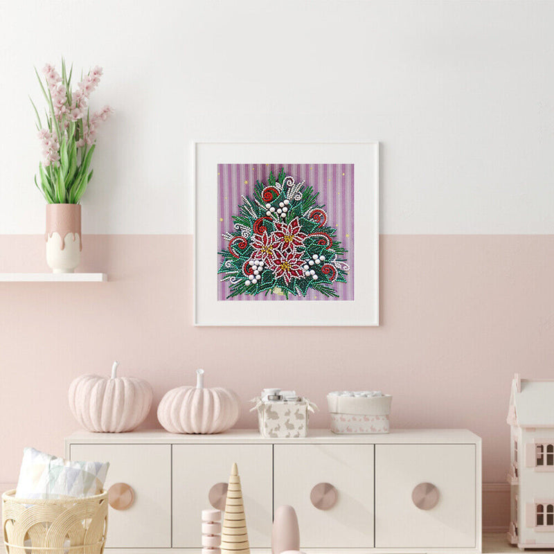 Christmas Tree 5D Part Drill Special Shaped Kit DIY Diamond Painting Ornaments