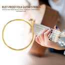 Copper Folk Guitar Strings Rust-proof Musical Instruments Replacement Tools Kit