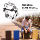 Drum Cymbals Hi Hat Tambourine Bells with Row Jingles Percussion Kids Music
