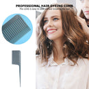 Plastic One-Way Hair Dyeing Tail Comb Professional Hairdressing Highlight Bru