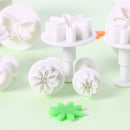 Plastic Flower Fondant Baking Mould Cookies Mold Cake Icing Plunger Decor Too