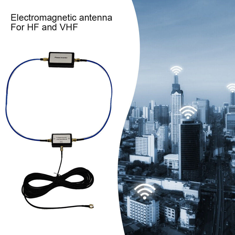 YouLoop Portable Passive Magnetic Loop Antenna with Low Loss Broadband BALUN