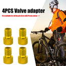 4pcs Presta to US American Bike Valve Adapter Converter Aluminum Alloy Adapter