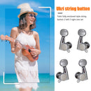 4pcs Chrome Metal Lock String Tuning Pegs String Tuners for Ukulele Guitar Bass
