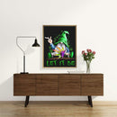 5D DIY Diamond Painting Kits Full Round Drill Green Gnome Mosaic Picture Cr