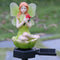 Solar Flower Fairy Light Outdoor Pixie Lawn Stake Lamp Garden Decor (Green)