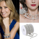 DIY Double Row Rhinestone Jewelry Decor Crafts & Great Shining Gifts for Friend