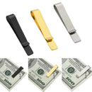 10pcs Metal Stainless Steel Money Clip Holder Folder Collar Clip(Drawing)