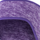 Winter Warm Double-Layer Fleece Scarf Neck Cover for Women Men (Purple)