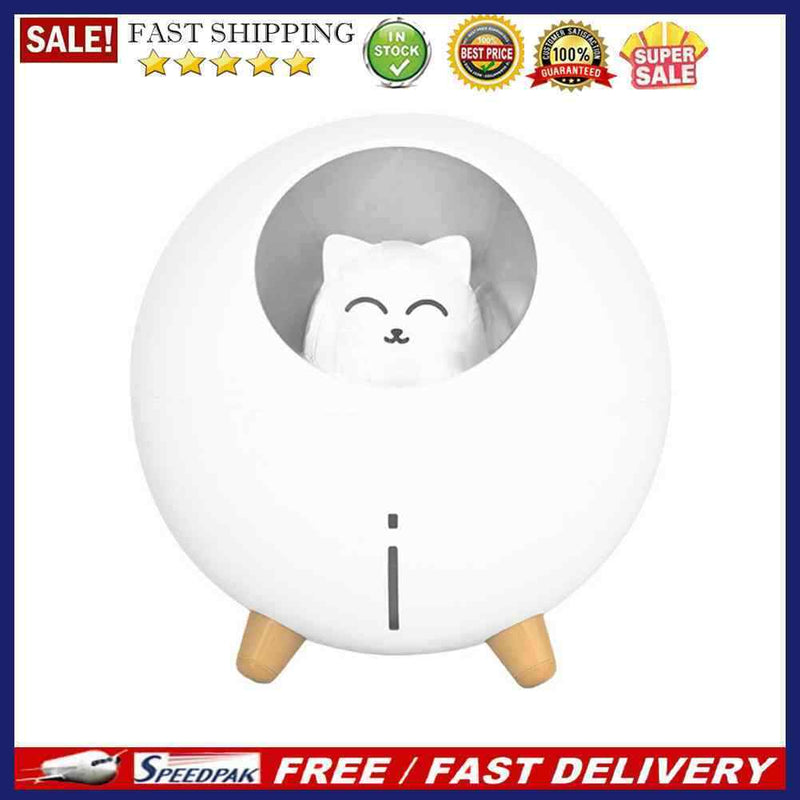 Office Desktop Air Humidifier Cute Pet Ultrasonic Aroma Essential Oil Diffuser