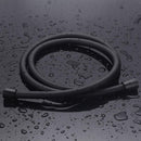 1.5m Flexible Matte Black PVC Shower Hose Bathroom Explosion-proof Pipe