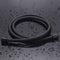 1.5m Flexible Matte Black PVC Shower Hose Bathroom Explosion-proof Pipe