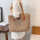 Summer Fashion Straw Woven Underarm Shoulder Bags Women Large Capacity Boho Tote
