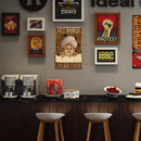 Bathing Cat Metal Plate Tin Sign Plaque Poster for Bar Club Cafe Home (B) Newly