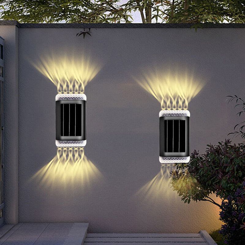 #A LED Outdoor Wall Light Waterproof Up and Down Luminous Lighting Garden Decor