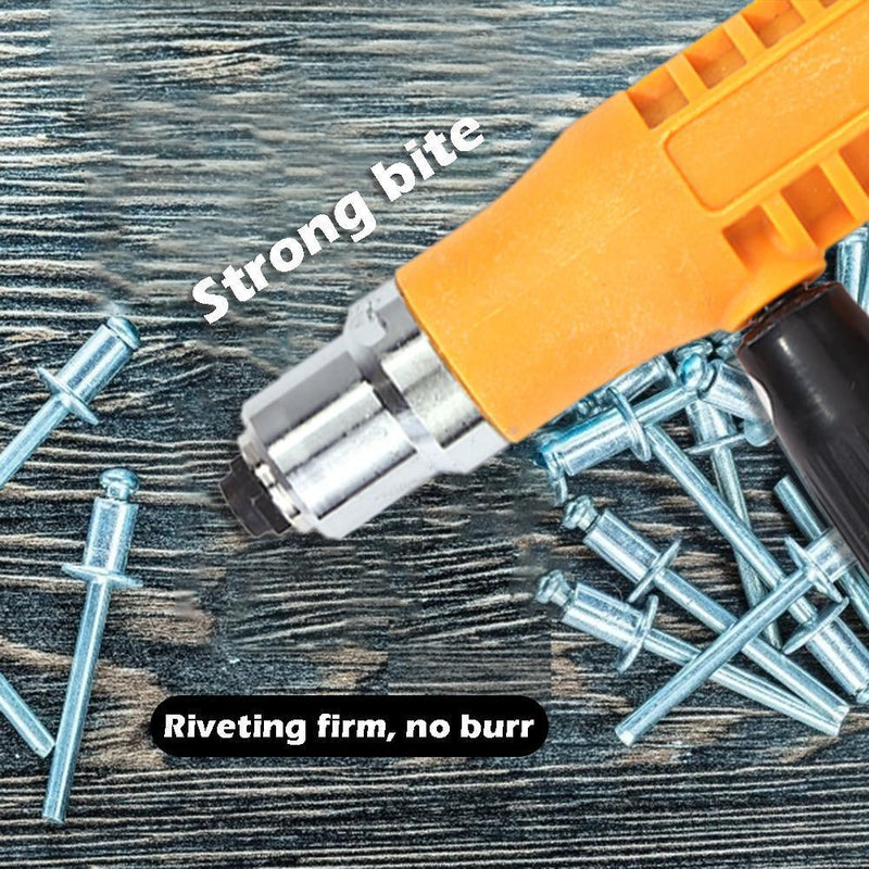 Electric Rivet Nut Gun Riveting Tool Cordless Insert Riveter Adapter Kit Newly