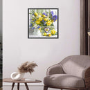 Full Cross Stitch 11CT Cotton Thread DIY Flowers Handmade Stamped Needlework