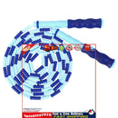 Skipping Rope Professional Rope Skipping Soft Beads Unknotted Rope (Blue) Newly