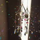 Crystal Windchimes Ornament Lighting Ball Home Hanging Pendant Decor (E) Newly