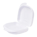 Retainer Box - Orthodontic Denture Mouth Guard Box Oral Care Case (White) Newly