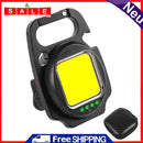 Keychain Flashlights COB LED 500 Lumens Pocket Small Work Lights (Set of 1)