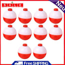 10pcs Plastic Round Float Buoy Fishing Bobber Set Outdoor Fishing Accessories
