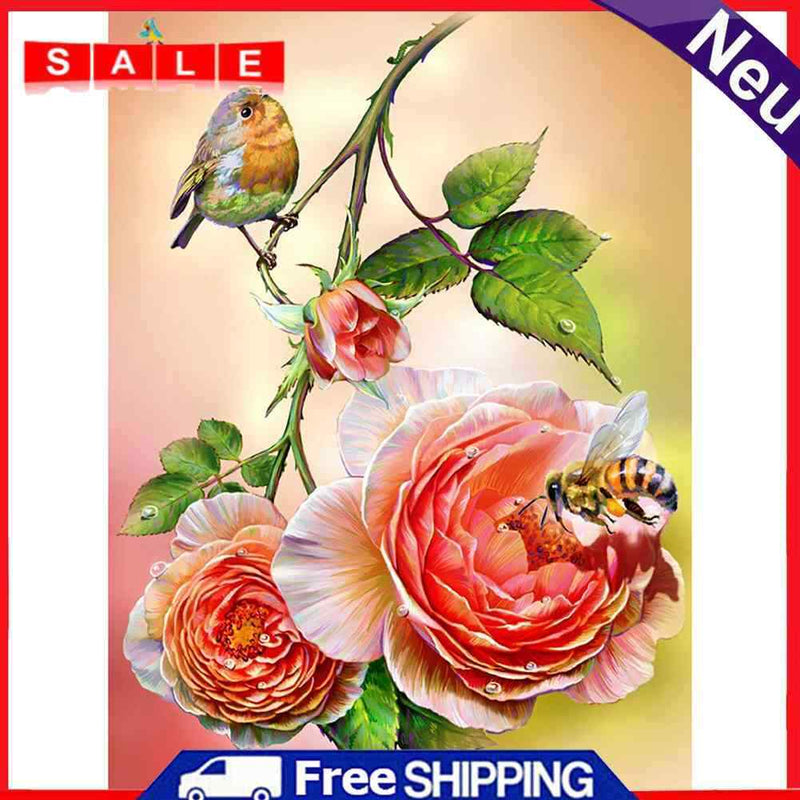 Oil Paint By Numbers Beautiful Flowers Coloring Picture Drawing
