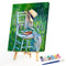 DIY Paint By Number Kit Colorful Chairs on The Grass No Frame Home Decor