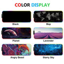 USB Computer Desk Laptop Extra Large RGB Keyboard Mice Mat Gaming Mouse Pad