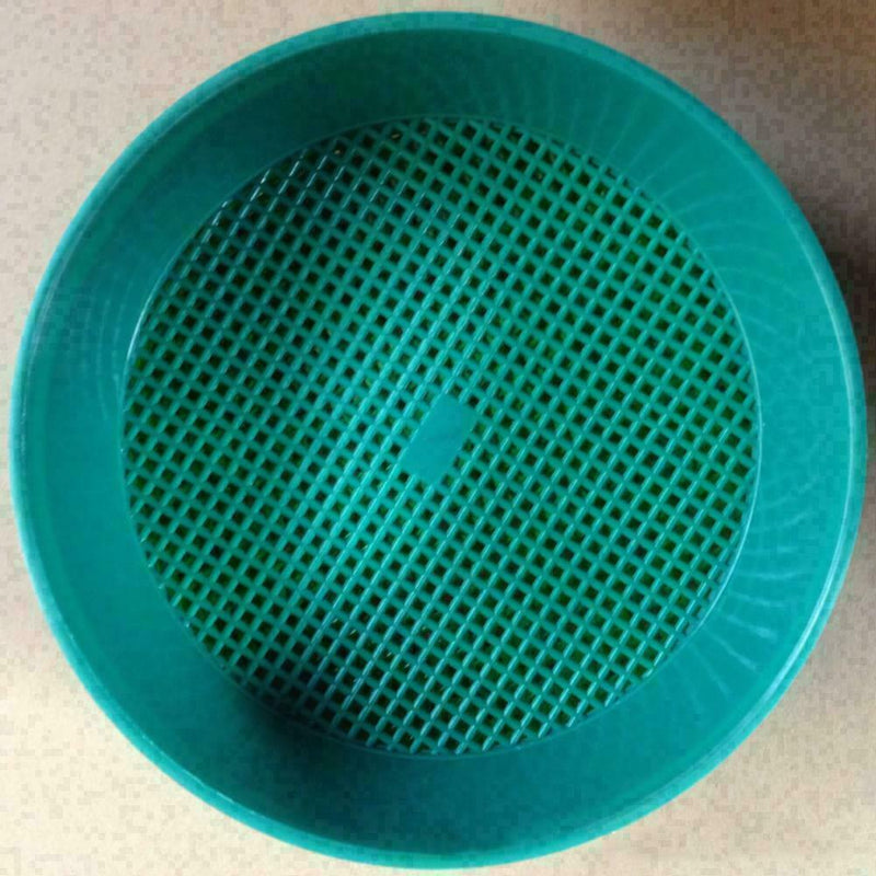 Green Plastic Garden Sieve Riddle Sifter For Compost V1TT1 Stone P5A0 N0R4