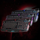 A877Y Backlit 104 Keys Russian Layout Mechanical Feeling Wired Gaming Keyboard