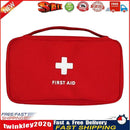 First Aid Kit Emergency Portable Travel Outdoor Survival Medical Bag (Red) Newly