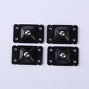 4pcs Universal Storage Box Caster Wheel Self Adhesive Pulley Ball (Black) Newly