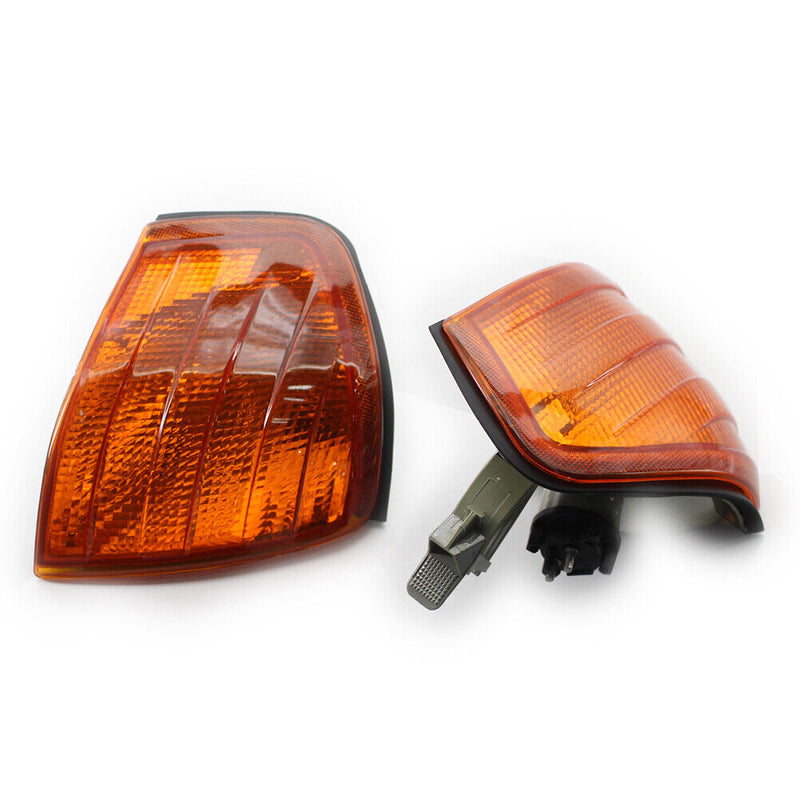 1 Pair Car Front Turn Signal Light for Mercedes Benz Class C Replace Lamp Newly