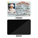 Flight License Santa Claus Christmas Driving Licence Gifts Eve Fridge Magnet#