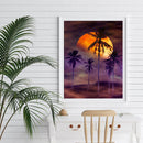 Mosaic 5D Diamond Full Painting DIY Drill Moonlight Sand Beach Round Kit Newly